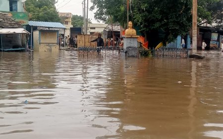 ಓಡಲು ತುಂಬಿಕೊಂಡ ಭೀಮಾ ನದಿ : ಕೊಲ್ಲೂರು ಜಲಾವೃತ : ಗಂಜಿ ಕೇಂದ್ರ ಸ್ಥಾಪನೆ