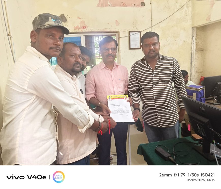 ಮಳೆಯಿಂದ ಬೆಳೆ ಹಾನಿ ಕೂಡಲೇ ರೈತರಿಗೆ  ರಾಜ್ಯ ಸರ್ಕಾರ ಪರಿಹಾರ ಧನ  ವಿತರಿಸಬೇಕು ಭರತ್ ಎಮ್ ದೊರೆ ಅಗ್ರಹ...
