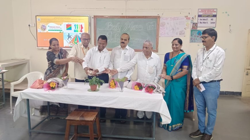 ಸದೃಢ ಆರೋಗ್ಯಕ್ಕೆ ಪೌಷ್ಠಿಕ ಆಹಾರ ಅಗತ್ಯ ಪ್ರೊ.ದಯಾನಂದ ಅಗಸರ್.
