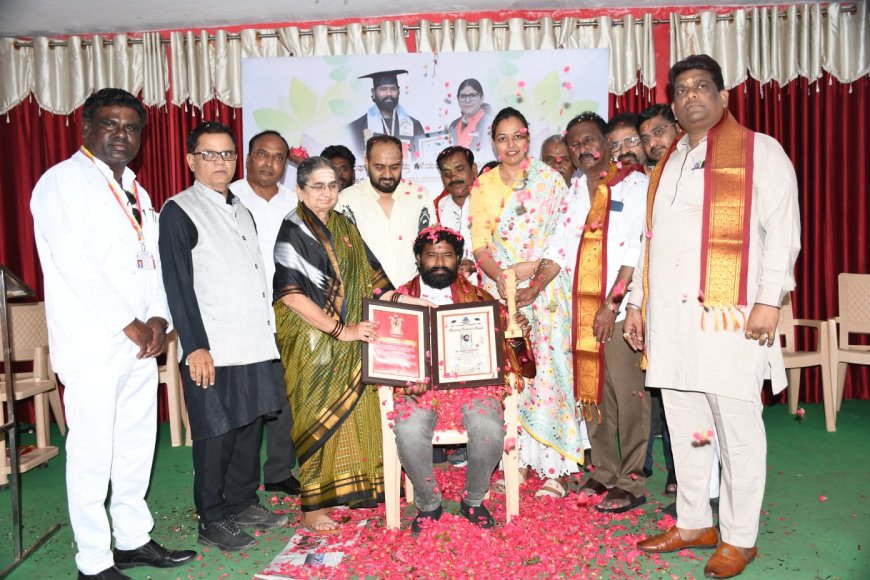 ದತ್ತು ಎಚ್ ಭಾಸಗಿ ಅವರಿಗೆ "ಗೌರವ ಡಾಕ್ಟರೇಟ್ ಪ್ರಶಸ್ತಿ" ಅಭಿನಂದನ ಸಮಾರಂಭ