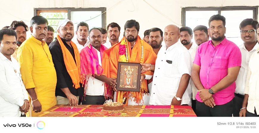 ಬಿಜೆಪಿ ಗ್ರಾಮೀಣ ಮಂಡಲದ ಎಸ್ಸಿ ಮೋರ್ಚಾದ ಕಾರ್ಯದರ್ಶಿ ಕೃಷ್ಣ ಕುಶಳಕರ್ ಅವರ ಜನ್ಮದಿನ ಆಚರಣೆ