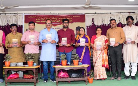 ರಾಘವೇಂದ್ರ ಹಳಿಪೇಟಿ ರಚಿಸಿದ ನಮ್ಮೊಳಗೊಬ್ಬ ಶರಣ ನಾಟಕ ಕೃತಿ ಬಿಡುಗಡೆ ಶರಣ ಸಾಹಿತ್ಯದಿಂದ ಆಂತರಿಕ ಸಾಮರ್ಥ್ಯ ಹೆಚ್ಚಳ