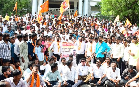 ಶ್ರೀ ಅಂಬಿಗರ ಚೌಡಯ್ಯ ಗೆಳೆಯರ ಬಳಗ ಗಂಗಾನಗರ ಕಲಬುರಗಿ ವತಿಯಿಂದ ಬೃಹತ್ ಪ್ರತಿಭಟನೆ