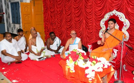 ಕೃಷ್ಣನ ಸೇವೆಗಾಗಿ ಪರ್ಯಾಯೋತ್ಸವದಲ್ಲಿ ಪಾಲ್ಗೊಳ್ಳಿ: ಶ್ರೀ ವೇದವರ್ಧನ ಸ್ವಾಮೀಜಿ