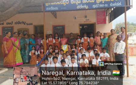 ಕಿತ್ತೂರು ರಾಣಿ ಚೆನ್ನಮ್ಮ ಜಯಂತಿ ಶ್ರೀ ಬಸವೇಶ್ವರ ಕನ್ನಡ ಹಿರಿಯ ಪ್ರಾಥಮಿಕ ಶಾಲೆ, ನರೇಗಲ್ಲದಲ್ಲಿ ಆಚರಣೆ