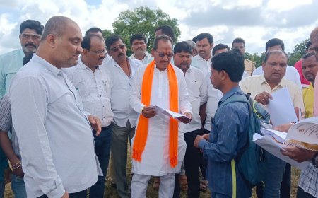 ಕಮಲನಗರ ಪ್ರಜಾಸೌಧ ಸ್ಥಳಕ್ಕೆ ಶಾಸಕ ಪ್ರಭು ಚವ್ಹಾಣ ಭೇಟಿ
