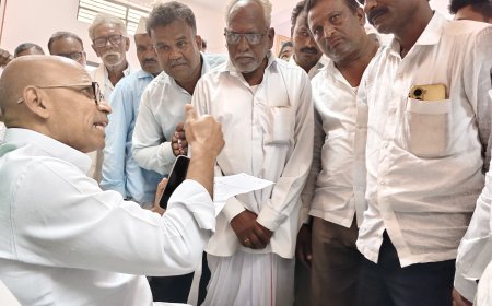 ಸಾರ್ವಜನಿಕರ ಅಹವಾಲು ಸ್ವೀಕರಿಸಿದ ಸಚಿವ ಡಾ.ಶರಣಪ್ರಕಾಶ ಪಾಟೀಲ
