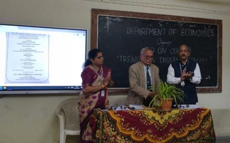 “ಆಡ್-ಆನ್ ಕೋರ್ಸ್ ಉದ್ಘಾಟನ - ಟ್ರೆಂಡ್ಸ್ ಇನ್ ಇಂಡಿಯನ್ ಎಕಾನಮಿ”