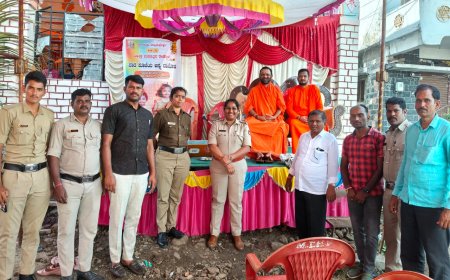 ಯುವಕರು ಹಳ್ಳಿ ಕಡೆ ಮುಖ ಮಾಡಿ ನೆಮ್ಮದಿ ಜೀವನ ಸಾಗಿಸಲಿ: ಶಂಭುಲಿಂಗ ಶ್ರೀಗಳು