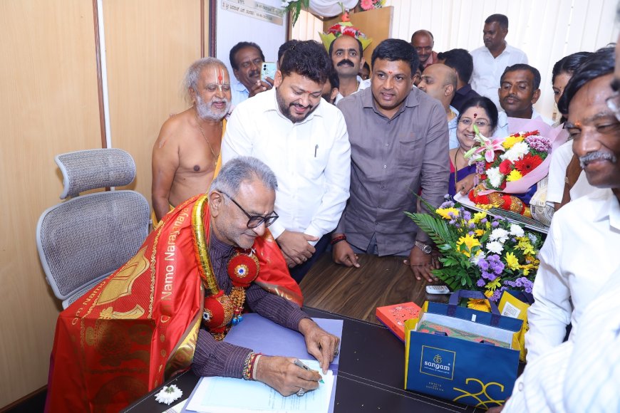 ಕರ್ನಾಟಕ ಒಕ್ಕಲಿಗ ಸಮುದಾಯ ಅಭಿವೃದ್ಧಿ ನಿಗಮದ ನೂತನ ಅಧ್ಯಕ್ಷರಾಗಿ ಎಂ.ಎಸ್. ಆತ್ಮಾನಂದ ಅಧಿಕಾರ ಸ್ವೀಕಾರ