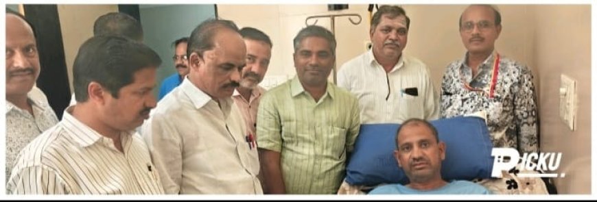 ಸಮೀಕ್ಷೆ ಶಿಕ್ಷಕನಿಗೆ ಕಾಲು ಮುರಿತ ಪರಿಹಾರಕ್ಕಾಗಿ ಸರ್ಕಾರಕ್ಕೆ ನೌಕರರ ಸಂಘ ಒತ್ತಾಯ