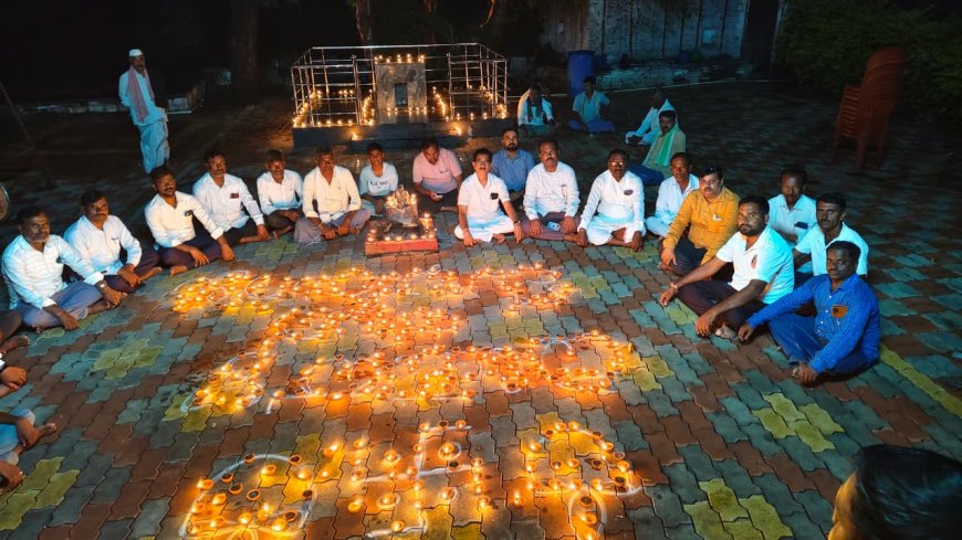 ಬೆಳಕನ್ನು ಸ್ವಾಗತಿಸುವ ಹಬ್ಬವೇ ದೀಪಾವಳಿ” — ಶಿವರಾಜ ಅಂಡಗಿ