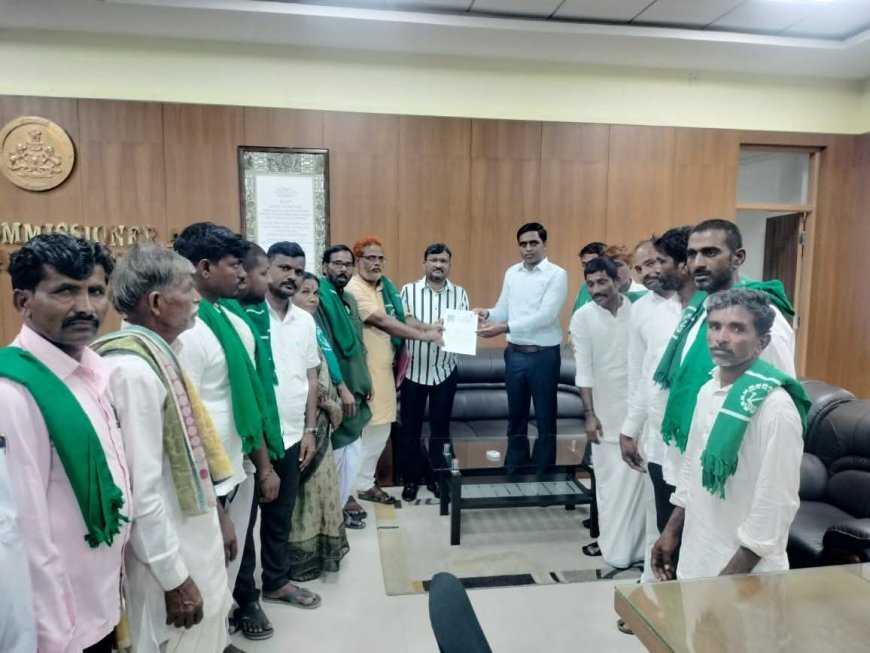 ಯಾದಗಿರಿ ಜಿಲ್ಲೆಯನ್ನು ಹಸಿ ಬರಗಾಲ ಜಿಲ್ಲೆ ಎಂದು ಘೋಷಿಸಿ –ರೈತ ಸಂಘ ಒತ್ತಾಯ