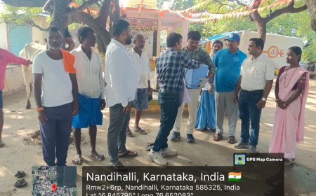 ನಂದಿಹಳ್ಳಿ ಗ್ರಾಮದಲ್ಲಿ ಪಶು ವೈದ್ಯಕೀಯ ಆರೋಗ್ಯ ಇಲಾಖೆ ವತಿಯಿಂದ ಜಾನುವಾರುಗಳಿಗೆ  ಎಂಟನೇ ಸುತ್ತಿನ ಕಾಲುಬಾಯಿ ಲಸಿಕಾ ಕಾರ್ಯಕ್ರಮ