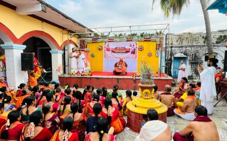 ಸೇಡಂ | ಯಡತೊರೆ ಶ್ರೀ ಶಂಕರಭಾರತಿ ಮಹಾಸ್ವಾಮಿಜಿ ಹೇಳಿಕೆ ( ಕಿಕ್ಕರ್ ) ಸನ್ನತಿಯಲ್ಲಿ ಸೌಂದರ್ಯಲಹರಿ ರಚನೆ