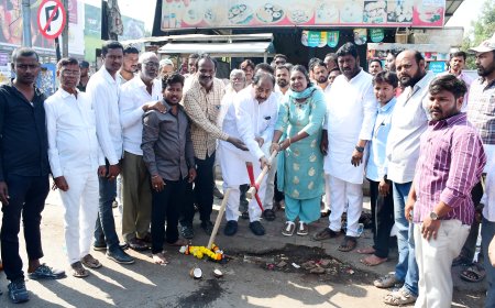 ಕಲಬುರಗಿ: ಕಲ್ಯಾಣ ಕರ್ನಾಟಕ ಅಭಿವೃದ್ಧಿ ಮಂಡಳಿ ಅನುದಾನದಲ್ಲಿ ಕಲ್ವರ್ಟ್ ನಿರ್ಮಾಣ ಕಾಮಗಾರಿಗೆ ಗುದ್ದಲಿ ಪೂಜೆ