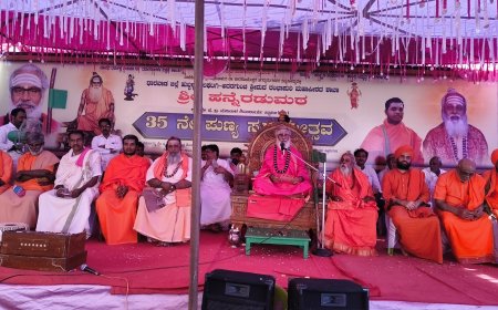ಧಾರವಾಡ: ಕಲಘಟಗಿ ಶ್ರೀ ಹನ್ನೆರಡು ಮಠದಲ್ಲಿ ಪುಣ್ಯಸ್ಮರಣೋತ್ಸವ – ಪಟ್ಟಾಧೀಕಾರ ವಾರ್ಷಿಕೋತ್ಸವ ಭಕ್ತಿಭಾವದಿಂದ ಜರುಗಿತು