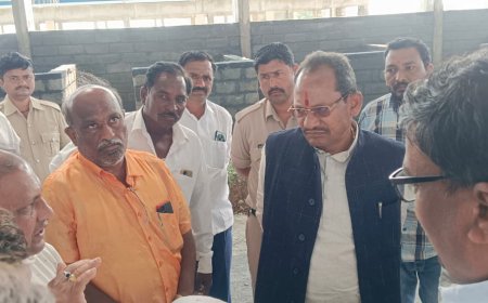 ಜಾನುವಾರು ತಳಿ ಸಂವರ್ಧನಾ ಕೇಂದ್ರಕ್ಕೆ ಶಾಸಕ ಪ್ರಭು ಚವ್ಹಾಣ ಭೇಟಿ