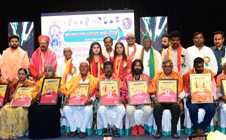 ಕರ್ನಾಟಕ ಯುವ ಶಕ್ತಿ ರೈತರ ಮಕ್ಕಳ ಮಹಾಶಕ್ತಿ ಸಂಘಟನೆಯಿಂದ ಕನ್ನಡ ರಾಜ್ಯೋತ್ಸವ ಸಂಭ್ರಮ
