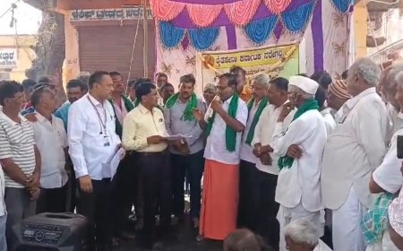 ನರೇಗಲ್ಲ| ಎಸಿ ಭರವಸೆ ಹಿನ್ನೆಲೆ;  ರೈತರ ಹೋರಾಟ ಅಂತ್ಯ