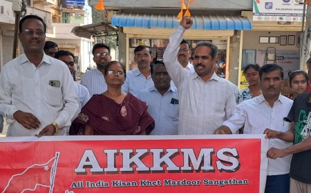 ಜಿಂದಾಲ್–ಪೋಸ್ಕೊ ವಿರೋಧಿ ನಾಯಕರು ತಕ್ಷಣ ಬೇಷರತ್ತಾಗಿ ಬಿಡುಗಡೆಗೊಳ್ಳಲಿ : AIKKMS ನಿಂದ ರಾಜ್ಯವ್ಯಾಪಿ ಪ್ರತಿಭಟನೆ