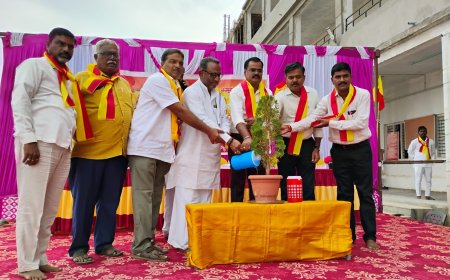 ಕನ್ನಡ ನಿತ್ಯ ಬಳಕೆಯಲ್ಲಿದ್ದರೆ ಮಾತ್ರ ನಾಡು–ನುಡಿ ಉಳಿವು: ತಹಸೀಲ್ದಾರ್ ನಾಗಯ್ಯ ಹಿರೇಮಠ