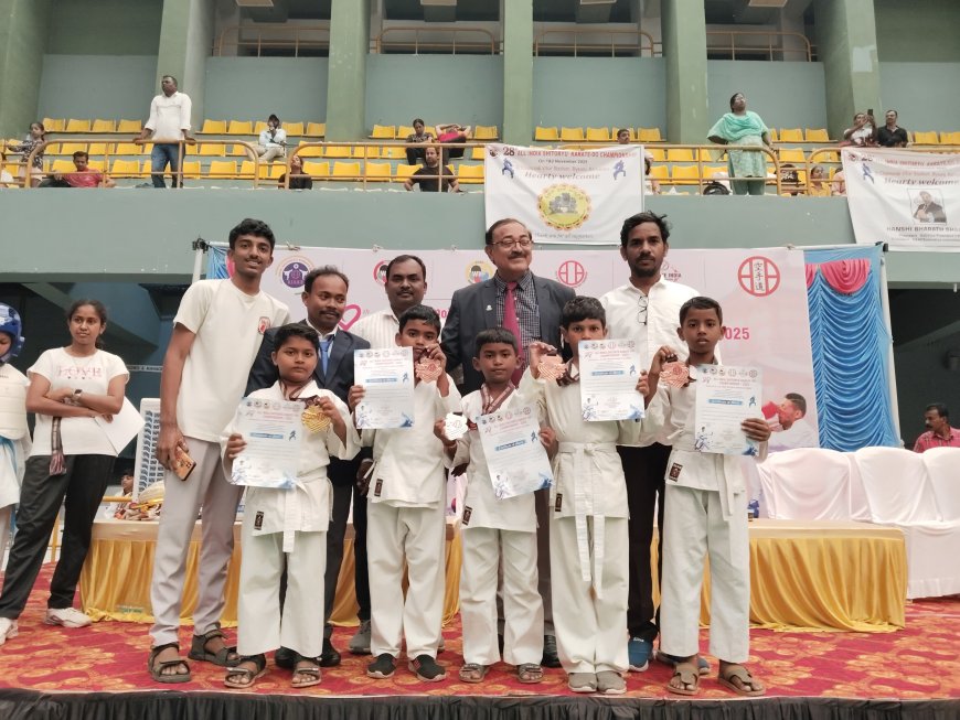 ಸೇಡಂ ವಿದ್ಯಾರ್ಥಿಗಳ ರಾಷ್ಟ್ರಮಟ್ಟದ ಕರಾಟೆ ಕ್ರೀಡಾಕೂಟದಲ್ಲಿ ರಣರೋಚಕ ಸಾಧನೆ