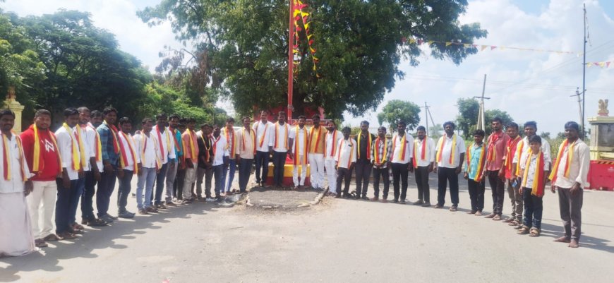 ಕರ್ನಾಟಕ–ತೆಲಂಗಾಣ ಗಡಿಯಲ್ಲಿ ಅದ್ದೂರಿ ಕರ್ನಾಟಕ ರಾಜ್ಯೋತ್ಸವ