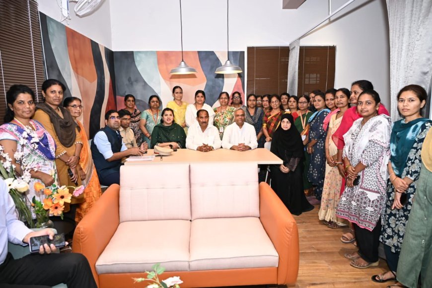 ಕಲಬುರಗಿಯಲ್ಲಿ ಮಹಿಳಾ ನೌಕರರ ಹಿತಕ್ಕಾಗಿ ವಿಶ್ರಾಂತಿ ಕೋಣೆ ಹಾಗೂ ಗ್ರಂಥಾಲಯ ಉದ್ಘಾಟಿಸಿದ-ಸಚಿವ  ಪ್ರಿಯಾಂಕ್ ಖರ್ಗೆ