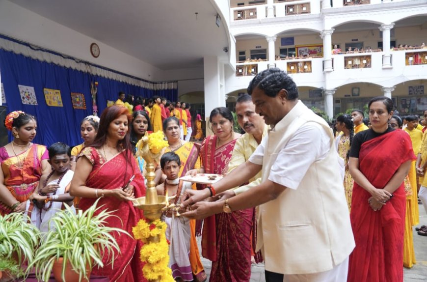 ಶ್ರೀ ಕೃಷ್ಣ ವಿದ್ಯಾ ಸಂಸ್ಥೆಯಲ್ಲಿ ವೈಭವದ 70ನೇ ಕರ್ನಾಟಕ ರಾಜ್ಯೋತ್ಸವ