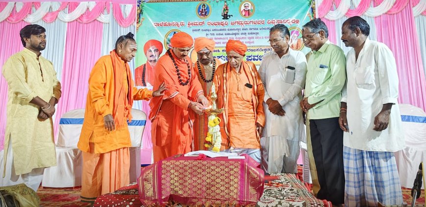 ಪುರಾಣ ಆಲಿಸುವುದರಿಂದ ಮನಸ್ಸಿಗೆ ನೆಮ್ಮದಿ : ಸೋಮೇಶ್ವರ  ಶ್ರೀಗಳು