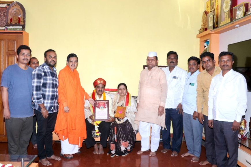 ಮಲ್ಲಿನಾಥ ಹಿರೇಮಠರಿಗೆ ಆಧ್ಯಾತ್ಮರತ್ನ ಪ್ರಶಸ್ತಿ ಗರಿ