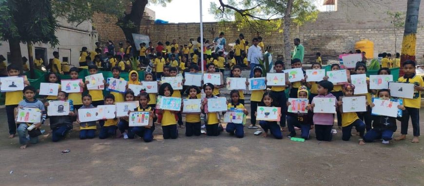 ತಾಳಿಕೋಟಿ: ಮಕ್ಕಳ ದಿನಾಚರಣೆ ಅಂಗವಾಗಿ ಚಿತ್ರಕಲಾ ಸ್ಪರ್ಧೆ