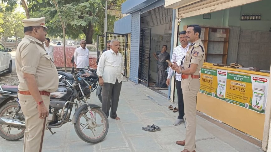 ಅಶೋಕ ನಗರ ಪೊಲೀಸ್ ಠಾಣಾ ವ್ಯಾಪ್ತಿಯ ಸರಗಳ್ಳತನ ಪ್ರಕರಣ: ಪೊಲೀಸ್ ಆಯುಕ್ತ ಡಾ. ಶರಣಪ್ಪ ಎಸ್.ಡಿ., ಐಪಿಎಸ್ ಸ್ಥಳ ಪರಿಶೀಲನೆ*