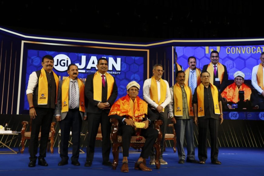 ಜೈನ್ ವಿಶ್ವವಿದ್ಯಾಲಯದ 15ನೇ ಘಟಿಕೋತ್ಸವ ಸಂಭ್ರಮ – ಡಾ. ಬಿ.ಕೆ. ವೆಂಕಟೇಶ್ ಪ್ರಸಾದ್ ಅವರಿಗೆ ಗೌರವ ಡಾಕ್ಟರೇಟ್