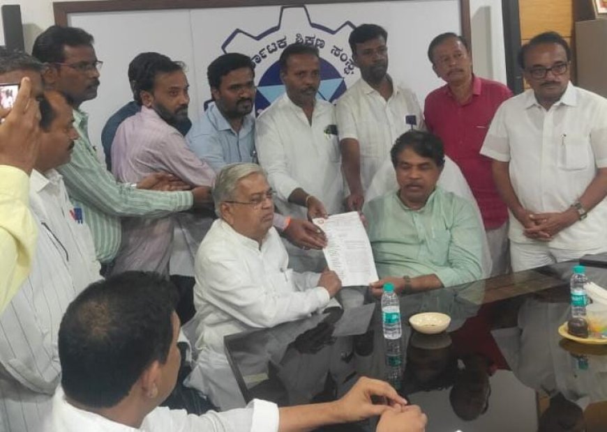 ವಿರೋಧ ಪಕ್ಷದ ನಾಯಕ ಆರ್ ಅಶೋಕ್ ಅವರಿಗೆ ಮನವಿ ಸಲ್ಲಿಸಿದ ಅನುದಾನಿತ ಪ ಪೂ ಕಾಲೇಜುಗಳು ನೌಕರರು