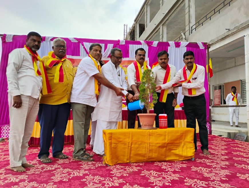 ಕನ್ನಡ ನಿತ್ಯ ಬಳಕೆಯಲ್ಲಿದ್ದರೆ ಮಾತ್ರ ನಾಡು–ನುಡಿ ಉಳಿವು: ತಹಸೀಲ್ದಾರ್ ನಾಗಯ್ಯ ಹಿರೇಮಠ