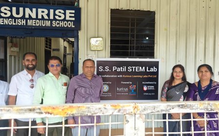 ಕಲಬುರ್ಗಿ ಇನ್ನರ್ ವ್ಹೀಲ್ ಕ್ಲಬ್ ಉತ್ತರ ವಿಭಾಗದಿಂದ ಸನ್ ರೈಸ್ ಇಂಗ್ಲೀಷ ಮಿಡಿಯಂ ಜಯನಗರ ಶಾಲೆಯಲ್ಲಿ STEM ಲ್ಯಾಬ್ ಸ್ಥಾಪನೆ