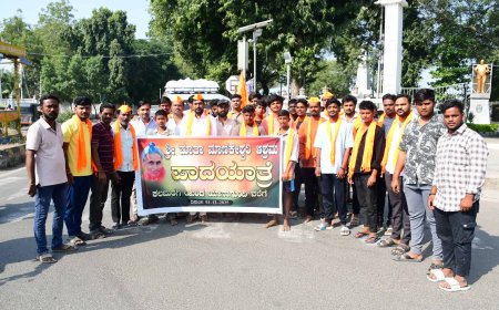 ಅಮ್ಮನ ಸನ್ನಿಧಿಗೆ ಪಾದಯಾತ್ರೆ