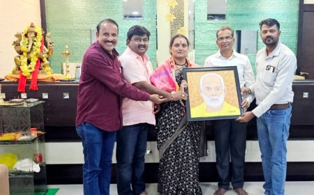 ನಾರಾಯಣ ಗುರು ಕಲಾಕೃತಿ ಪ್ರದಾನ