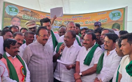 ತೋಗರಿ ಬೆಳೆಗೆ 15000 ಬೆಂಬಲ ಬೆಲೆ ಮತ್ತು ಪರಿಹಾರಕ್ಕಾಗಿ ಮನವಿ