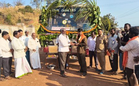 ಗಡಿ ಭಾಗದ ವೆಂಕಟಾಪೂರ .ಕೆ ಗ್ರಾಮಕ್ಕೆ ಸ್ಥಗಿತಗೊಂಡಿದ ಸಾರಿಗೆ ವ್ಯವಸ್ಥೆ : ಪ್ರಾರಂಭ