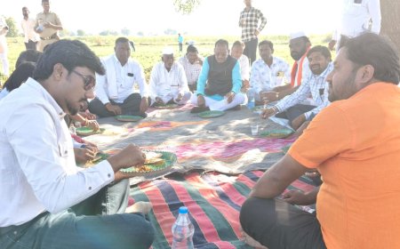 ರೈತರೊಂದಿಗೆ ಎಳ್ಳಮವಾಸ್ಯೆ ಆಚರಿಸಿದ ಶಾಸಕ ಪ್ರಭು‌ ಚವ್ಹಾಣ