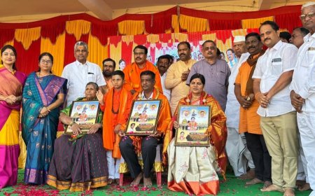 ಮೂವರು ಸಾಧಕರಿಗೆ 'ಕಳ್ಳಿಮಠದ ಕಲ್ಪವೃಕ್ಷ' ಪ್ರಶಸ್ತಿ ಪ್ರದಾನ ಶೈಕ್ಷಣಿಕ ಪ್ರಗತಿಗೆ ಕಳ್ಳಿಮಠದ ಕೊಡುಗೆ ಅಪಾರ