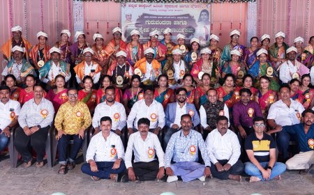 ಎಸ್.ಎಸ್.ಎಲ್.ಸಿ. ವಿದ್ಯಾರ್ಥಿಗಳಿಂದ ಗುರುವಂದನಾ