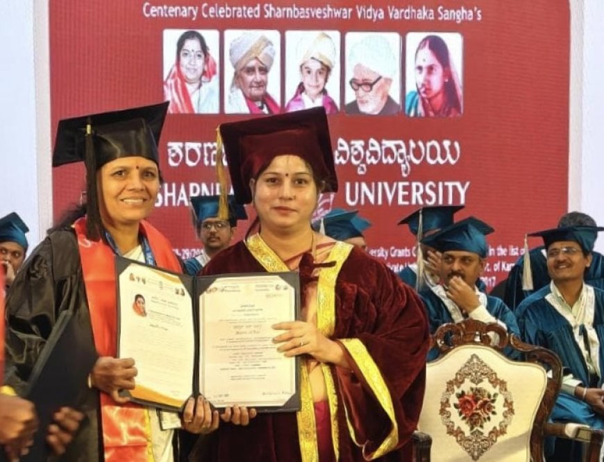 ಎಂ.ಎ. ಕನ್ನಡ ಸ್ನಾತಕೋತ್ತರ ಅಧ್ಯಯನ ಹಾಗೂ ಸಂಶೋಧನೆಯಲ್ಲಿ ಜಯಶ್ರೀ ಚಿಂತಾಮಣಿ ಜೈನ್ ಡಿಸ್ಟಿಂಕ್ಷನ್