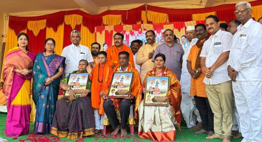 ಮೂವರು ಸಾಧಕರಿಗೆ 'ಕಳ್ಳಿಮಠದ ಕಲ್ಪವೃಕ್ಷ' ಪ್ರಶಸ್ತಿ ಪ್ರದಾನ ಶೈಕ್ಷಣಿಕ ಪ್ರಗತಿಗೆ ಕಳ್ಳಿಮಠದ ಕೊಡುಗೆ ಅಪಾರ