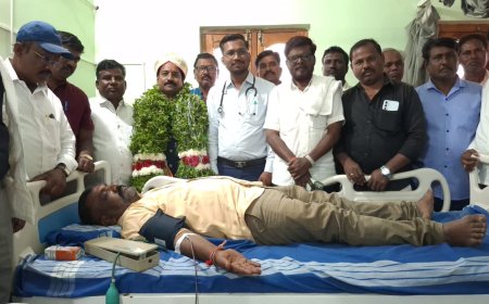 ಡಾ ಶಿವಾನಂದ್ ಬಿರಾದರ್ ಅವರ 47ನೇ ಜನ್ಮದಿನದ ಪ್ರಯುಕ್ತ ರಕ್ತದಾನ ಶಿಬಿರ