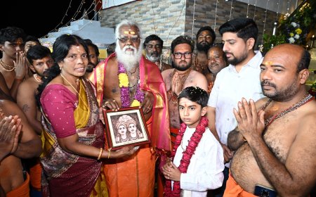 ಚಿರಂಜಿವಿ ದೊಡ್ಡಪ್ಪ ಅಪ್ಪಾ ಅವರು ಶ್ರೀ ಅಯ್ಯಪ್ಪ ಸ್ವಾಮಿಯ ಪೂಜೆಯಲ್ಲಿ ಭಾಗಿ