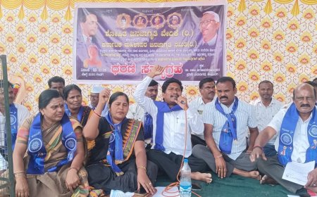 ಮಾನ್ಯಳ ಮರ್ಯಾದೆಗೇಡು ಹತ್ಯೆ ಖಂಡಿಸಿ ಕಲಬುರಗಿಯಲ್ಲಿ ಧರಣಿ ಸತ್ಯಾಗ್ರಹ